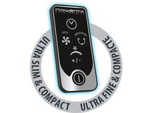 Charger l'image dans la galerie, Télécommande noire et argentée. Le texte dit 'ULTRA SLIM & COMPACT'.