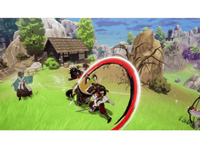 Charger l'image dans la galerie, Une scène de jeu vidéo avec des personnages se battant dans un environnement vibrant et cartoon.