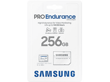 Charger l'image dans la galerie, Paquet de carte SD Samsung Pro Endurance 256 Go avec adaptateur ; Haute endurance pour la vidéo.
