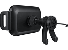 Charger l'image dans la galerie, Un support de téléphone noir pour voiture. Il possède une pince et un pivot.