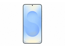 Charger l'image dans la galerie, Un écran de téléphone avec une forme de S bleue sur un fond bleu clair.