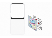 Charger l'image dans la galerie, Téléphone pliable avec protecteur d'écran. Il a un design de dessin animé.