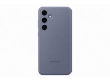 Charger l'image dans la galerie, Coque de téléphone bleue avec trois lentilles et flash. Logo Samsung en bas.