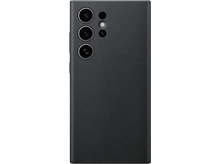 Charger l'image dans la galerie, Dos d'un téléphone gris foncé avec trois caméras et un logo, sur fond noir.