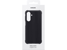 Charger l'image dans la galerie, Coque robuste noire Samsung Galaxy A26 5G dans une boîte blanche, avec le logo Samsung.