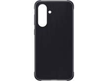Charger l'image dans la galerie, Coque de téléphone noire avec un dos texturé. Elle a une découpe pour l'appareil photo et des boutons.