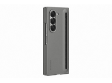 Charger l'image dans la galerie, Téléphone gris plié avec stylet et triple caméra.