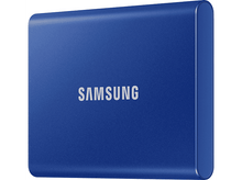Charger l&#39;image dans la galerie, SAMSUNG Disque dur externe SSD portable T7 2 TB Bleu (MU-PC2T0H/WW)
