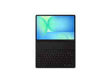 Charger l'image dans la galerie, SAMSUNG Étui Book Cover Clavier Slim AZERTY Tab S9/S9 FE Noir (EF-DX720BBFGBE)