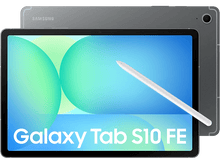 Charger l'image dans la galerie, Une tablette argentée avec un stylet. L'écran affiche un dégradé turquoise et vert. L'arrière est visible.