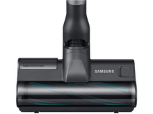 Charger l'image dans la galerie, Tête d'aspirateur noire avec l'étiquette 'Turbo Action Brush' et le logo Samsung.