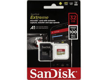 Charger l'image dans la galerie, SANDISK Carte mémoire microSDHC Extreme 32GB Class 10 A1 V30 U3 (173420) 32 GB 60 MB/s