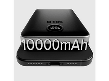 Charger l'image dans la galerie, Chargeur portable noir et argenté avec un écran numérique affichant 88 %. L'étiquette indique 10000mAh.