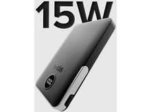 Charger l'image dans la galerie, Un appareil noir et gris avec un écran affichant 100 %. Le texte