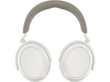 Charger l'image dans la galerie, Casque blanc avec un serre-tête gris, vu de dessus.