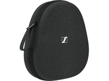 Charger l'image dans la galerie, Étui pour casque noir avec une fermeture éclair et une poignée. Le logo Sennheiser est blanc.