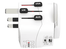 Charger l'image dans la galerie, SKROSS Adaptateur Pro Light prise de terre USB-C Blanc (1.3024730)