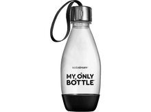 Charger l'image dans la galerie, Bouteille en plastique transparent avec base noire, étiquetée 'MY ONLY BOTTLE'.