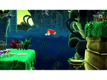 Charger l'image dans la galerie, Knuckles l'Échidné dans une scène de jeu vidéo, avec un environnement de jungle.