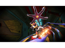 Charger l'image dans la galerie, Shadow the Hedgehog dans une scène de jeu vidéo. Un grand objet en forme d'étoile au-dessus de lui.
