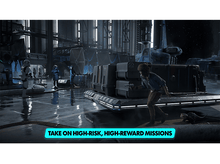 Charger l'image dans la galerie, Scène de Star Wars : Un personnage court dans un couloir métallique, avec superposition de texte.