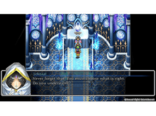 Charger l'image dans la galerie, Scène de jeu vidéo avec des personnages. Texte : N'oubliez jamais ça. Vous devez choisir ce qui est juste.