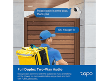 Charger l'image dans la galerie, TAPO Caméra de sécurité C120 Wi-Fi Intérieur/Extérieur Blanc (C120 IN/OUT CAMERA)