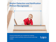 Charger l'image dans la galerie, Un bébé est sur les escaliers, détecté par un système de sécurité.