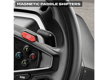 Charger l'image dans la galerie, Gros plan sur un volant avec palettes magnétiques et boutons.