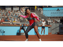 Charger l'image dans la galerie, Lave-linge Samsung blanc avec porte et panneau de commande noirs.