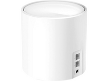 Charger l'image dans la galerie, Haut-parleur sans fil blanc et cylindrique avec ports à l'arrière.