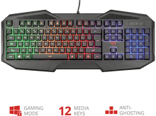 Charger l'image dans la galerie, TRUST Clavier gamer GXT 830-RW AVONN AZERTY (22518)