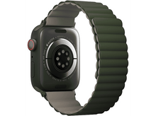 Charger l'image dans la galerie, UNIQ Bracelet Apple Watch 42/44/45/49 mm Revix Premium Magnetique Beige (UNIQ-45MM-REVPSORGKAK) Bracelet pour smartwatch Khaki / Saffran