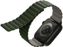 Charger l'image dans la galerie, UNIQ Bracelet Apple Watch 42/44/45/49 mm Revix Premium Magnetique Beige (UNIQ-45MM-REVPSORGKAK) Bracelet pour smartwatch Khaki / Saffran