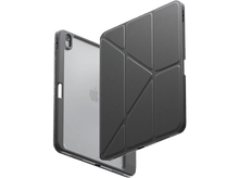 Charger l'image dans la galerie, Étui pour iPad, cadre gris, dos transparent et couverture fermée.