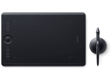 Charger l'image dans la galerie, Tablette de dessin Wacom Intuos Pro avec stylet et porte-stylet. Surface noire.