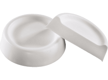 Charger l'image dans la galerie, Deux gamelles blanches rondes, une détachée de la base.