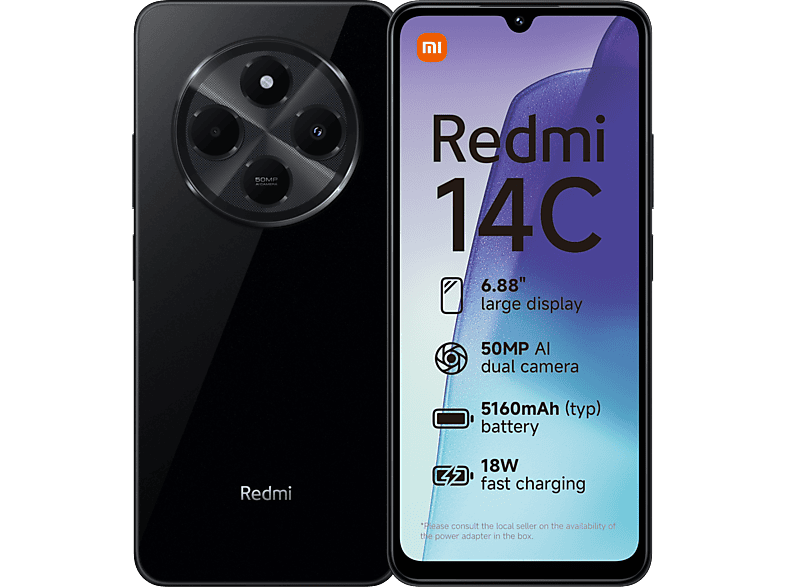 MediaMarkt | XIAOMI Redmi 14C - 128GB - Midnight Noir