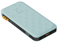 Charger l'image dans la galerie, Une batterie externe turquoise avec le logo "xtorm". Elle affiche 20%.