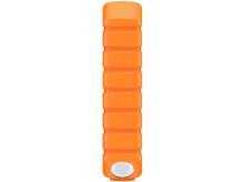Charger l'image dans la galerie, Un outil rectangulaire orange avec un bouton blanc en bas.