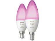 PHILIPS HUE Ampoule Smart White and Color E14 4 W - 2 pièces (35671900)