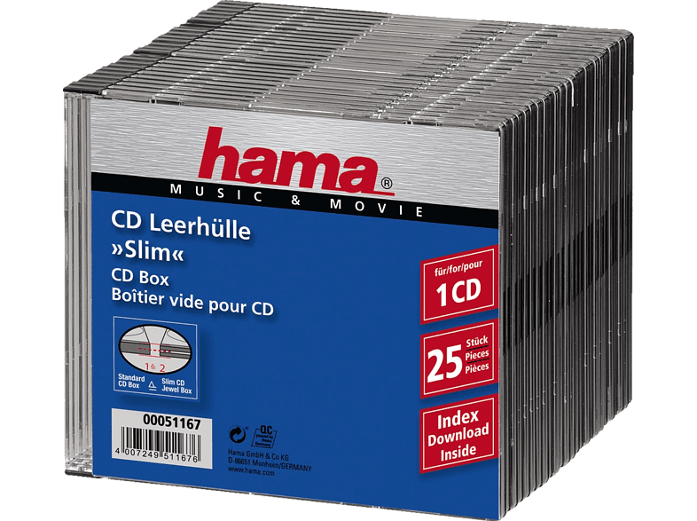 HAMA 51167 Boîtiers CD – MediaMarkt Luxembourg