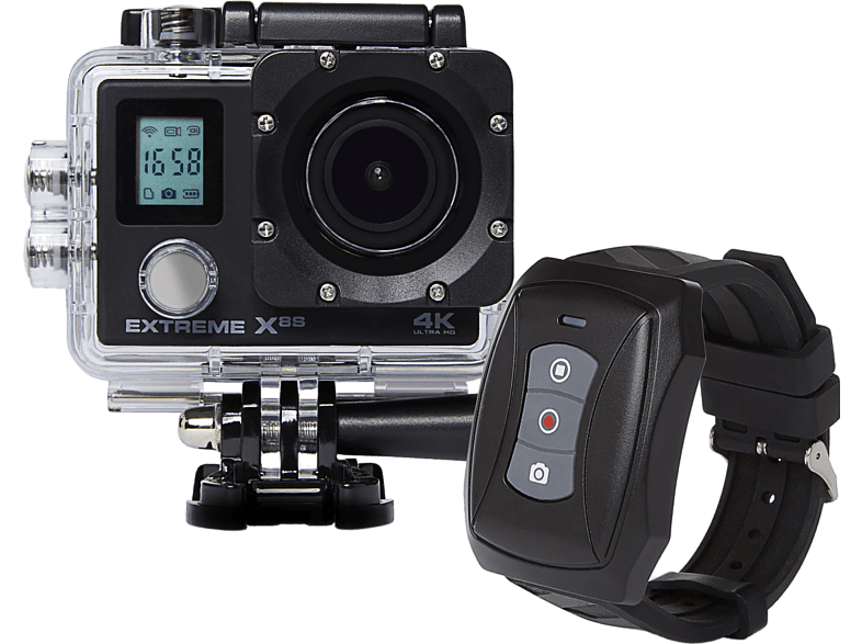 Caméra sport 4K étanche avec 2 écrans, wifi, capteur Sony et fonction  Webcam