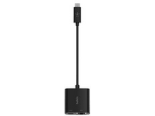 Charger l&#39;image dans la galerie, BELKIN Adaptateur USB-C vers Ethernet + Power (USB-C) 60W Noir (INC001BTBK)
