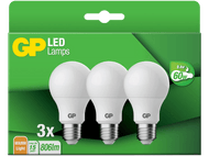 GP LIGHTING Ampoule Blanc chaud E27 9.4 W - 3 pièces (087687-LDCE3)