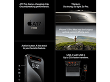 Charger l&#39;image dans la galerie, APPLE iPhone 15 Pro 256 GB Black Titanium (MTV13ZD/A)
