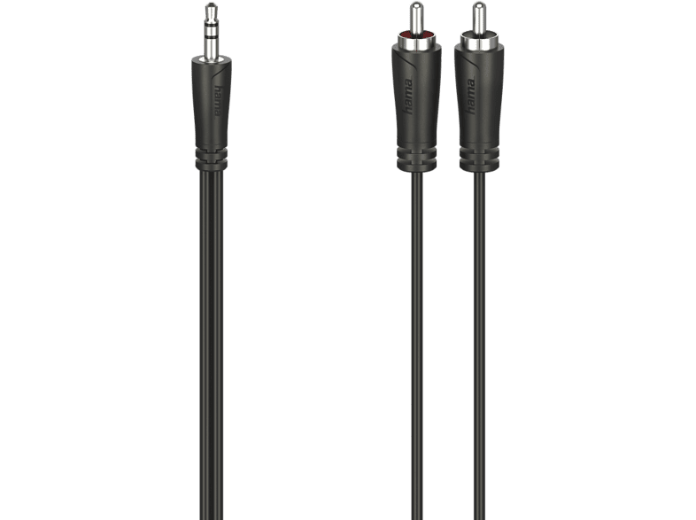HAMA Câble audio 3.5 mm Jack 2RCA 5 m (205112)