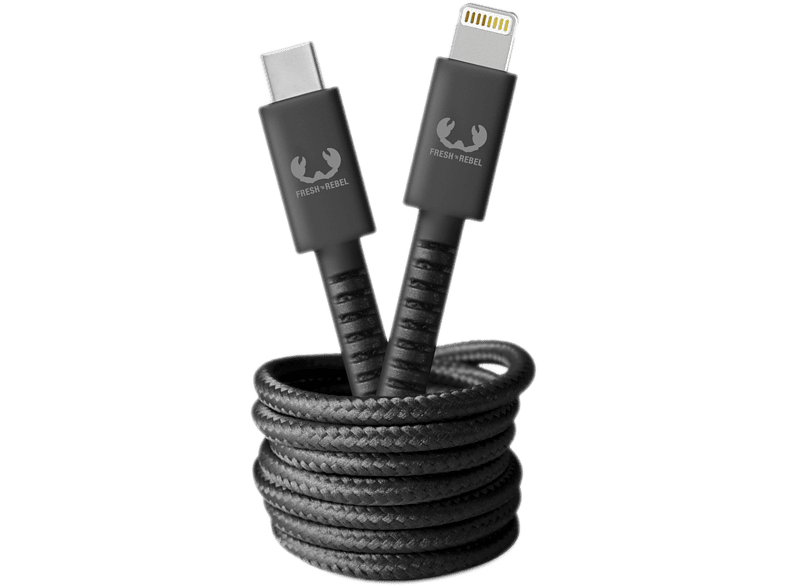 FRESH N REBEL Câble USB-C / Lightning 2 m Storm Grey (2CLC200SG)