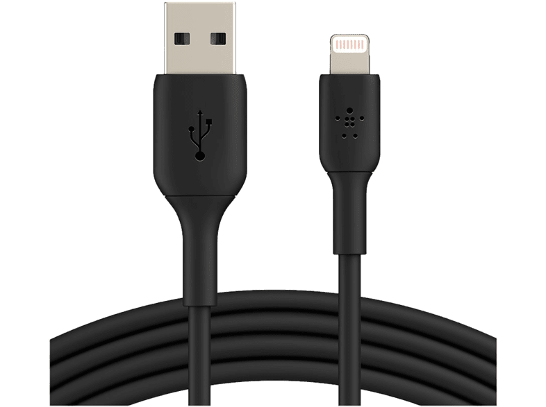 BELKIN Câble USB - Lightning 1 m Noir (CAA001bt1MBK)