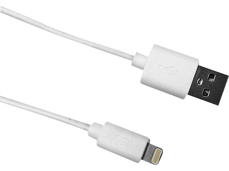 ISY Câble USB - Lightning 1 m Blanc (IUC-2001)